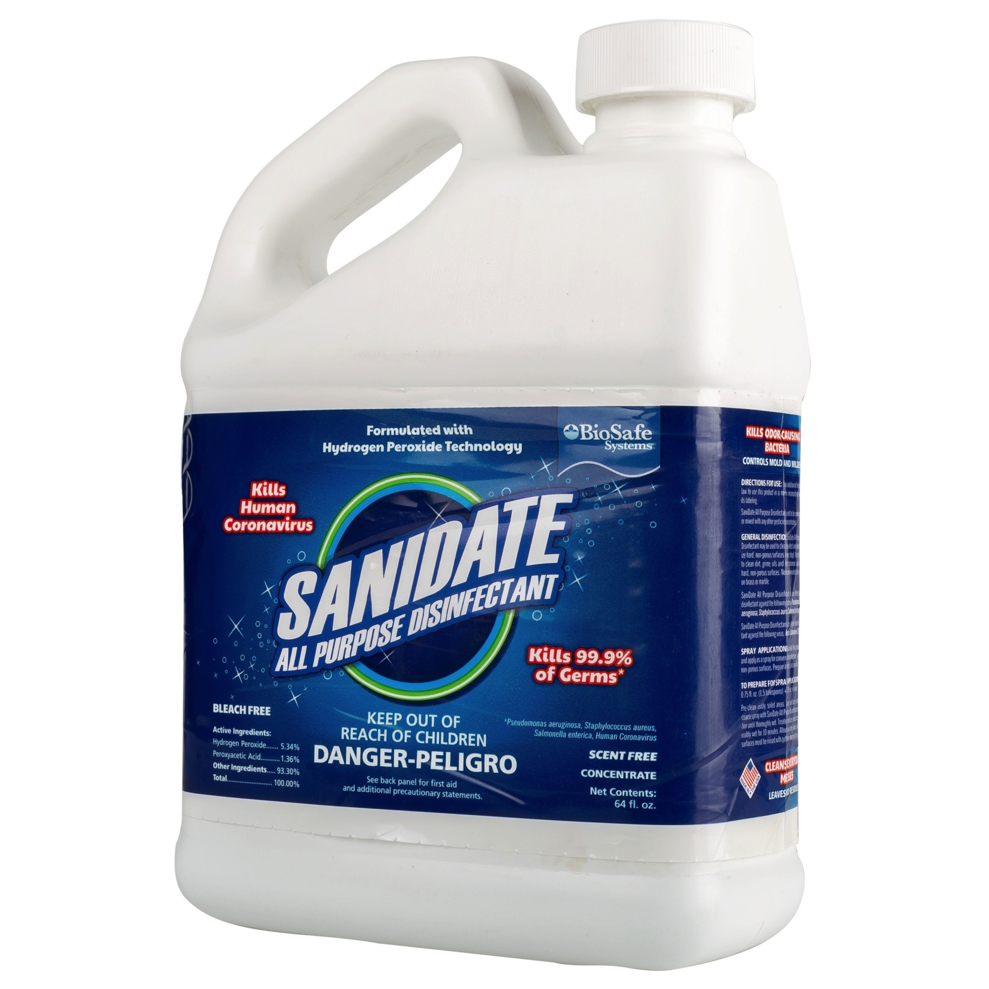 Powerbuilt, Sanidate Disinfectant Solution For Saniflow Device (64Oz), Model # 647731
